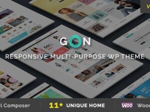 Gon – Responsive Multi-Purpose WordPress Theme 2.5.3