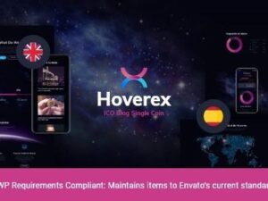 Hoverex – Cryptocurrency, NFT & ICO WordPress Theme 1.5.11