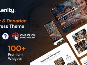 Lenity – Charity & Donation WordPress Theme 1.0.1
