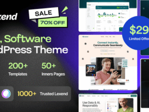 Lexend – Software, SaaS & Startup WordPress Theme 2.0
