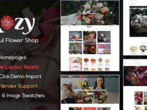 Rozy – Flower Shop WooCommerce WordPress Theme (4+ Indexes + Mobile Layouts Ready) 1.2.26