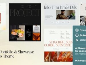 Showmax – Personal Portfolio & Showcase WordPress Theme 1.4.0