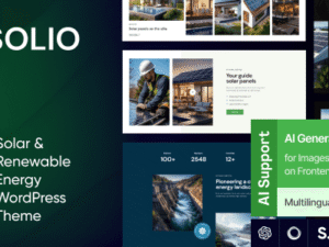 Solio – Solar & Renewable Energy WordPress Theme 1.7.0