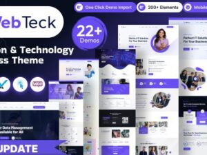 Webteck – IT Solution and Technology WordPress Theme 2.0