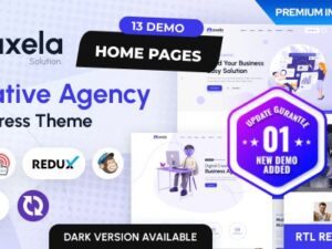 Axela – Creative Agency & Portfolio WordPress Theme 1.1.8