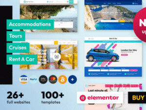 Book Your Travel - Online Booking WordPress Theme 8.19.63
