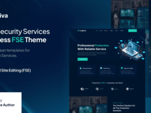 Cryptiva – Cyber Security Services Gutenverse FSE WordPress Block Theme 1.0.3