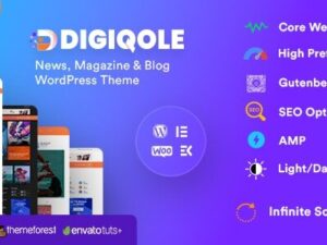 Digiqole – News Magazine WordPress Theme 2.2.7