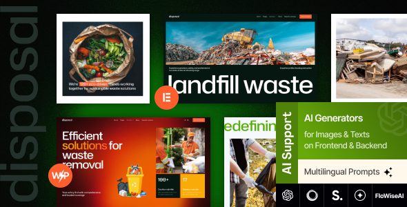 Disposal – Waste Removal & Recycling WordPress Theme 1.0.0 1 Disposal – Waste Removal & Recycling WordPress Theme 1.0.0