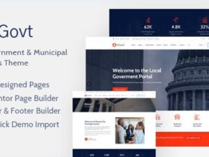 EGovt – City Government WordPress Theme 1.6.5