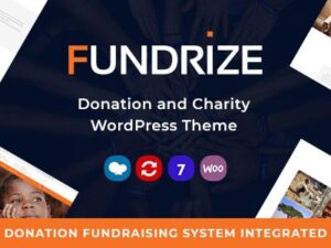 Fundrize – Responsive Donation & Charity WordPress Theme 1.40