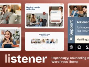 Listener – Psychology, Counseling & Therapy WordPress Theme 1.0.0