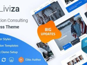 Liviza – Immigration Consulting WordPress Theme + RTL 3.9
