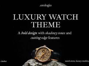Orologio – Luxury Watch Store WordPress Theme 1.4