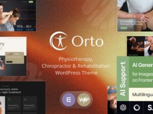 Orto – Physiotherapy, Chiropractor & Rehabilitation WordPress Theme 1.0.0