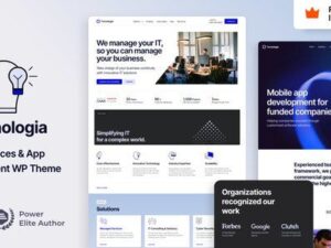 Tecnologia – IT SAAS Software Technology WordPress Theme 29.0