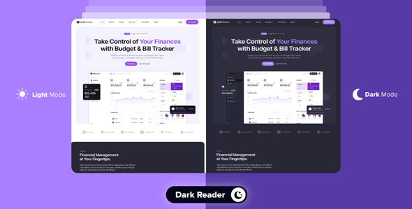 Dark Reader Pro – Dark Mode Plugin for WordPress 1.1.4 1 Dark Reader Pro – Dark Mode Plugin for WordPress 1.1.4