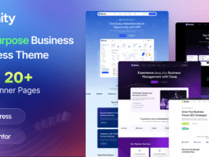 ChipieGPL 4 Biznity – Multipurpose Business WordPress Theme 1.0.2