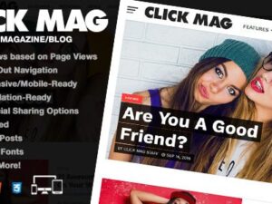 Click Mag – Viral WordPress News Magazine/Blog Theme 3.7.1