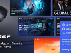 Def – CCTV Camera & Bodyguard Security WordPress Theme 1.10.0