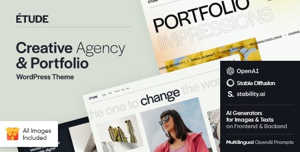 Etude – Design Agency & Branding Agency WordPress Theme 1.11.0 1 Etude – Design Agency & Branding Agency WordPress Theme 1.11.0