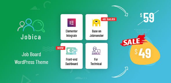 Jobica – Elementor IT Job Board WordPress Theme 1.4.2 1 Jobica – Elementor IT Job Board WordPress Theme 1.4.2