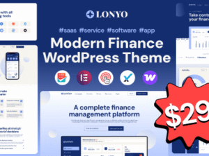 Lonyo – Software, SaaS & Startup WordPress Theme 1.0.1
