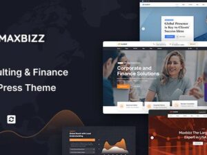 Maxbizz – Consulting & Financial Elementor WordPress Theme 1.2.3.19