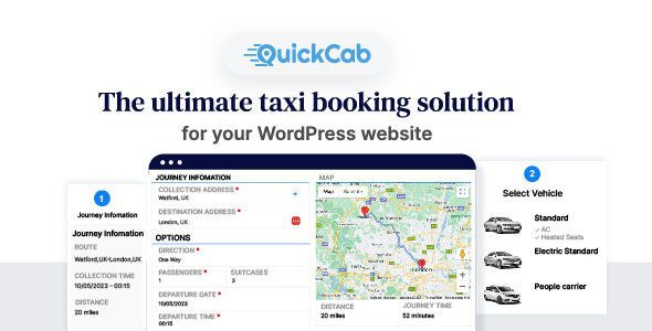 QuickCab – WooCommerce Taxi Booking Plugin 1.4.6 1 QuickCab – WooCommerce Taxi Booking Plugin 1.4.6