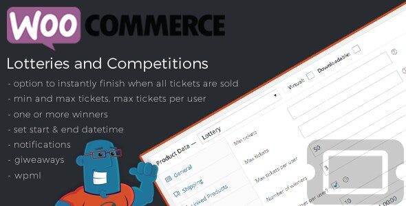 WooCommerce Lottery – WordPress Competitions and Lotteries, Lottery for WooCommerce 2.2.8 1 WooCommerce Lottery – WordPress Competitions and Lotteries, Lottery for WooCommerce 2.2.8