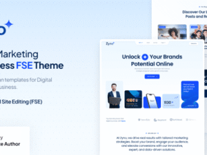 ChipieGPL 6 Zyno – Digital Marketing Agency Gutenverse FSE WordPress Block Theme 1.0.3