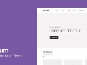 Aurum - WordPress & WooCommerce Shopping Theme 4.0.12