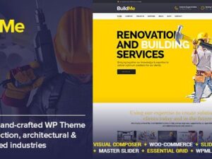 BuildMe - Construction & Architectural WP Theme 6.8