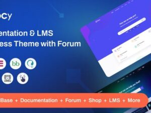 Docy – Premium Documentation, Knowledge base & LMS WordPress Theme with Helpdesk Forum 4.4.0