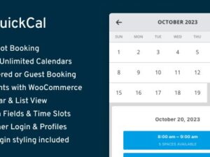 QuickCal – Appointment Booking Calendar for WordPress 1.0.17