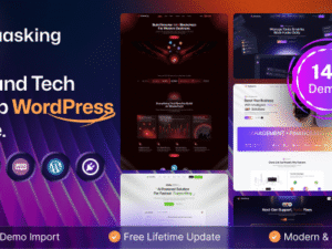 Saasking – SaaS & Tech Startup WordPress Theme 1.0.1