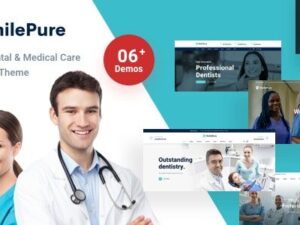 SmilePure – Dental & Medical Care WordPress Theme 1.8.9