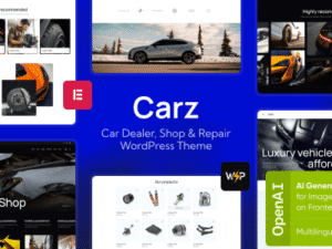 Carz – Car Dealer, Shop & Repair WordPress Theme 1.9.0