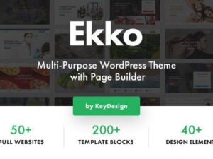 Ekko – Multi-Purpose WordPress Theme with Page Builder 5.6