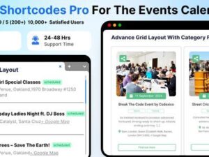 Events Shortcodes & Block Pro For The Events Calendar 4.2.0
