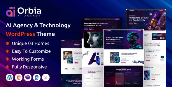 Orbia – AI Agency & Technology WordPress Theme 1.0 1 Orbia – AI Agency & Technology WordPress Theme 1.0