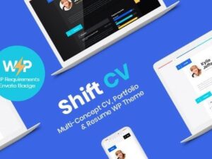 ShiftCV – Blog  Resume  Portfolio  WordPress Theme 3.0.15