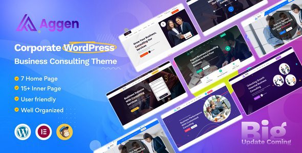 Aggen – Business Consulting WordPress Theme 3.1.0 1 Aggen – Business Consulting WordPress Theme 3.1.0