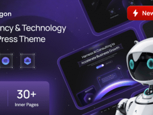 Auregon – AI Agency & Technology WordPress Theme 1.0.1