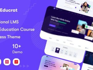 Educrat – Online Course Education WordPress Theme 1.0.38