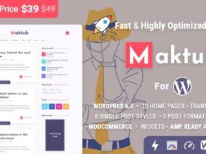 Maktub – Minimal & Lightweight Blog for WordPress 2.0.6
