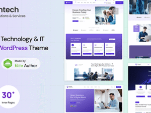 Vintech – Technology & IT Solutions WordPress Theme 1.0.1