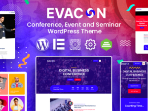 Evacon – Event & Conference WordPress Theme 1.1.0
