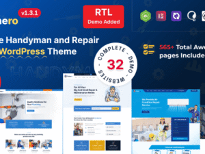 Fixhero – Handyman & Repair Services WordPress Theme 1.3.1