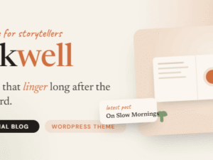 Inkwell  – Personal Blog WordPress Theme 1.0.2